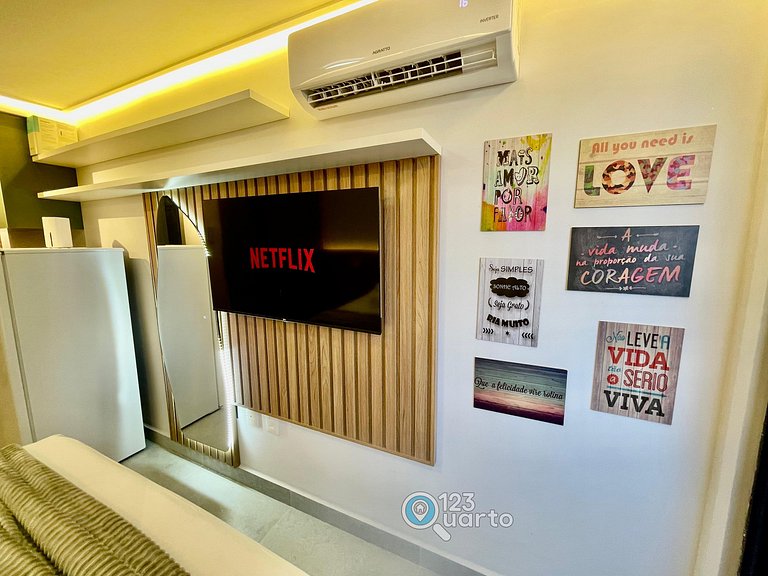 Studio Luxo Com Piscina Na Cobertura #252C