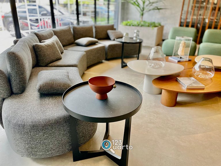 Studio Luxo Com Piscina Na Cobertura #252C