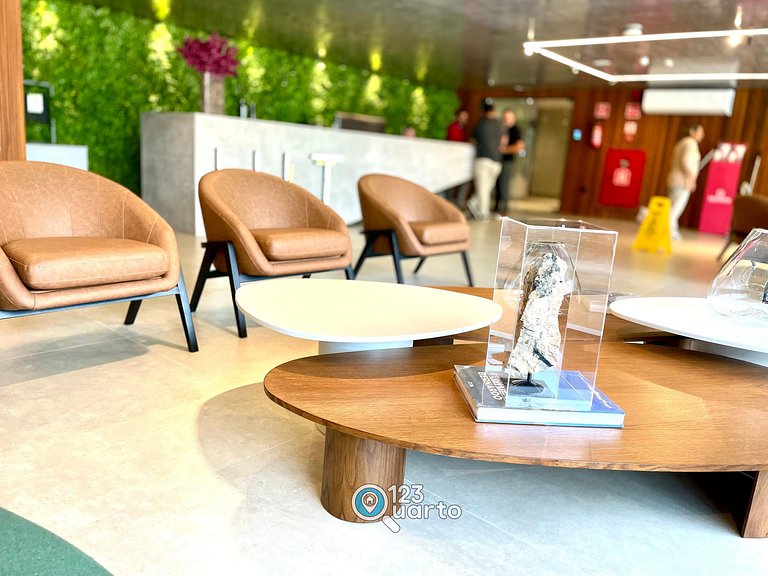 Studio Luxo Com Piscina Na Cobertura #HCB252C