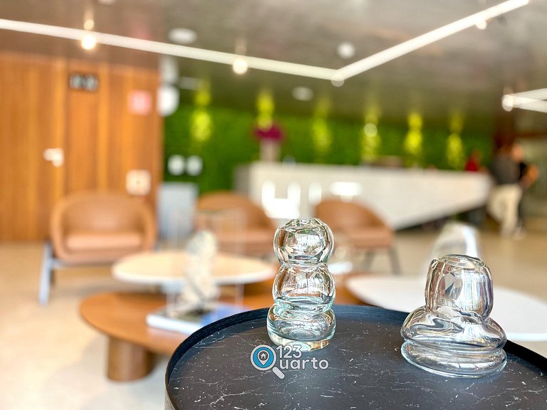 Studio Luxo Com Piscina Na Cobertura #HCB252C