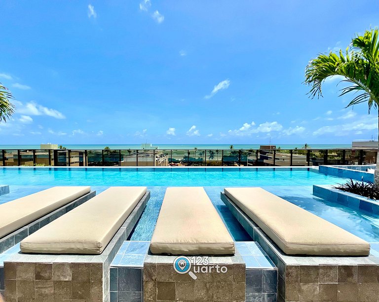 Studio Luxo Com Piscina Na Cobertura #252C