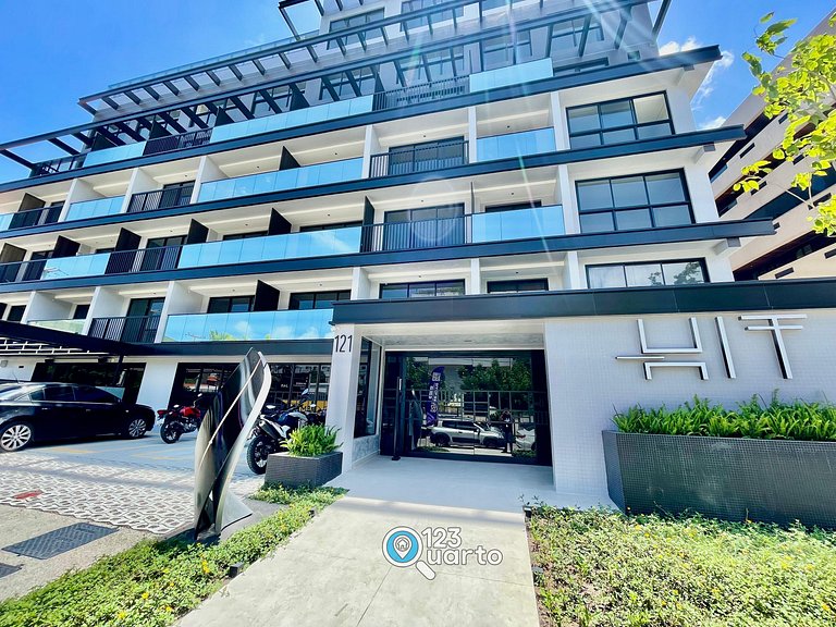 Studio Luxo Com Piscina Na Cobertura #HCB252C
