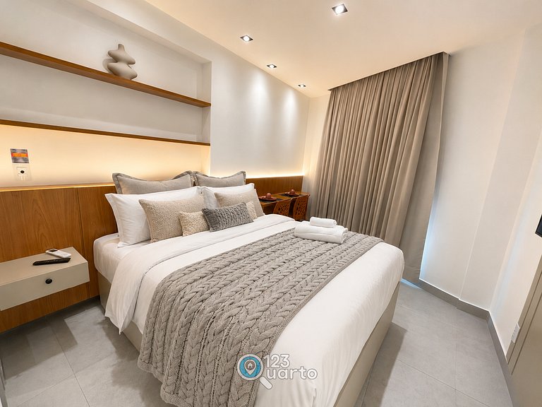 Flat Deluxe & Confort | Solaz by 123Quarto #SOL209