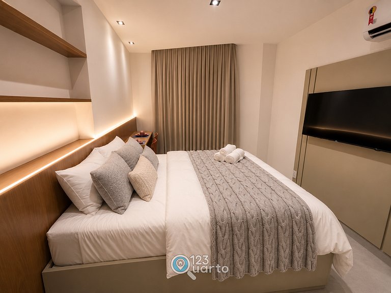 Flat Deluxe & Confort | Solaz by 123Quarto #SOL209