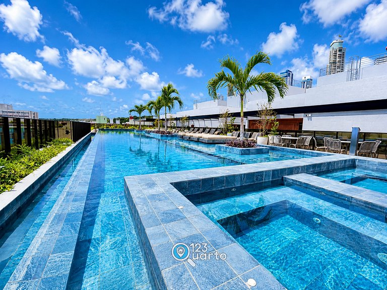 Brisa Flat | Hit Cabo Branco by 123Quarto