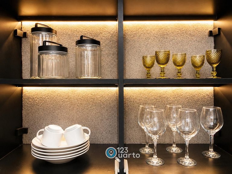 Flat Luxo | Hit Cabo Branco by 123Quarto