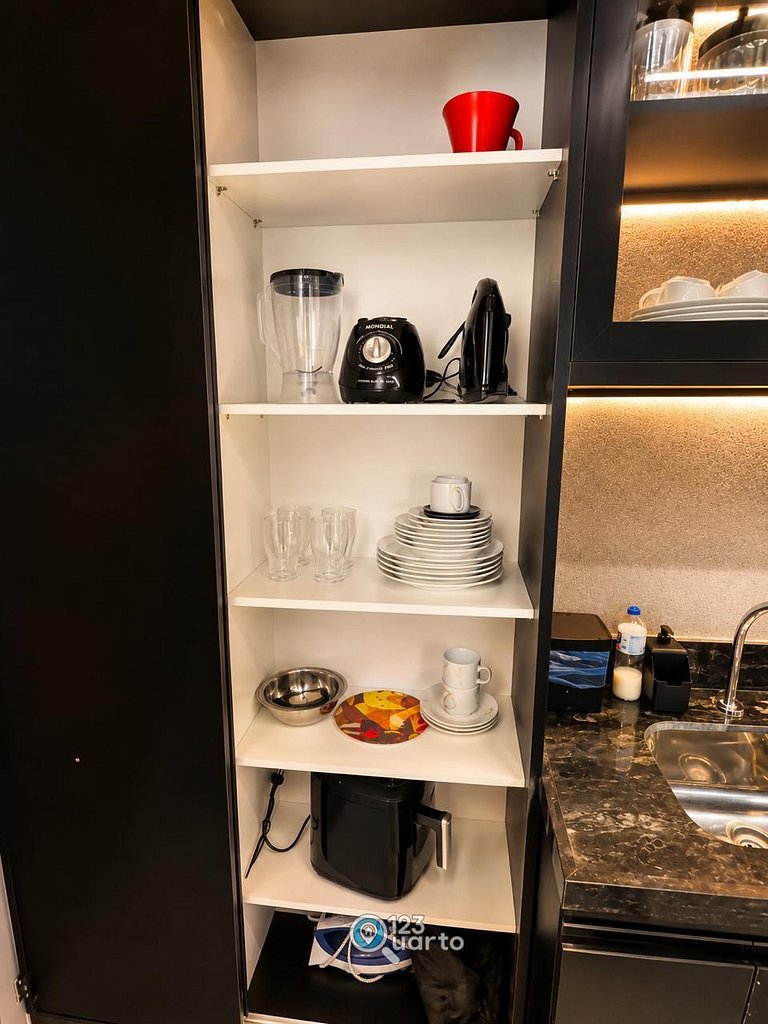 Flat Luxo | Hit Cabo Branco by 123Quarto