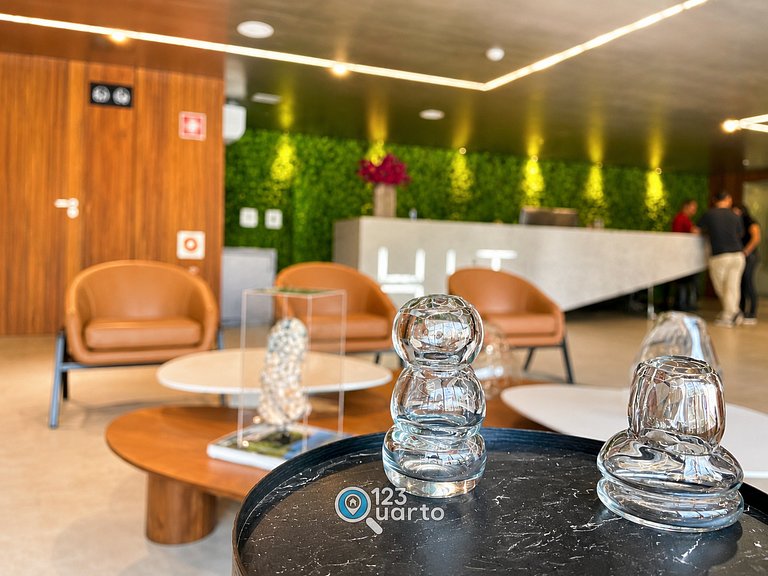 Flat Luxo | Hit Cabo Branco by 123Quarto