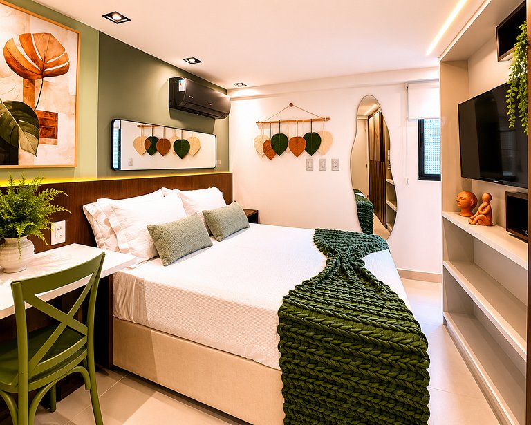 Apto Luxor Stúdio | Bauten by 123Quarto