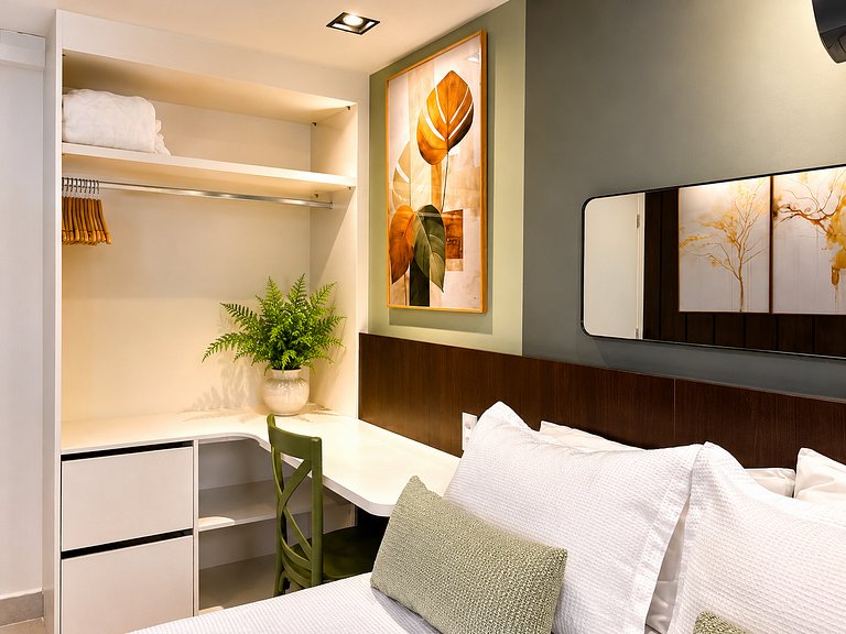 Apto Luxor Stúdio | Bauten by 123Quarto