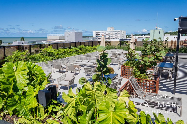 Apto Luxo com Hidro & Piscina no Rooftop #T32C
