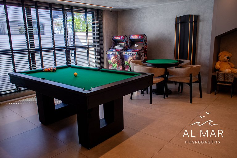 Apto Luxo com Hidro & Piscina no Rooftop #T32C