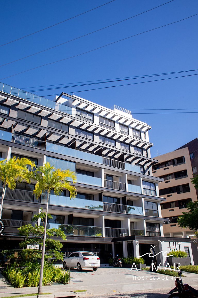 Apto Luxo com Hidro & Piscina no Rooftop #T32C