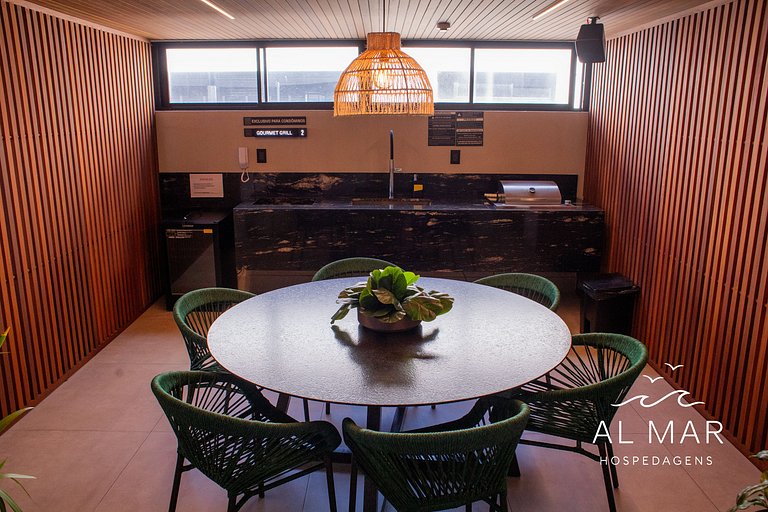 Apto Luxo com Hidro & Piscina no Rooftop #T32C