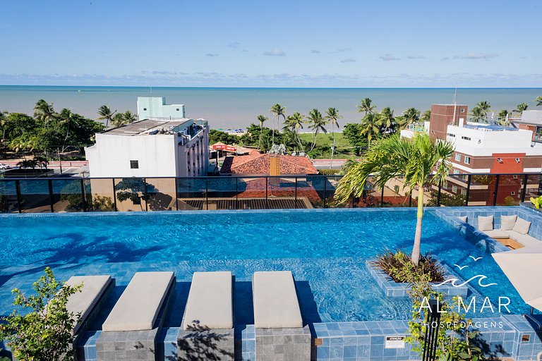Apto Luxo com Hidro & Piscina no Rooftop #T32C