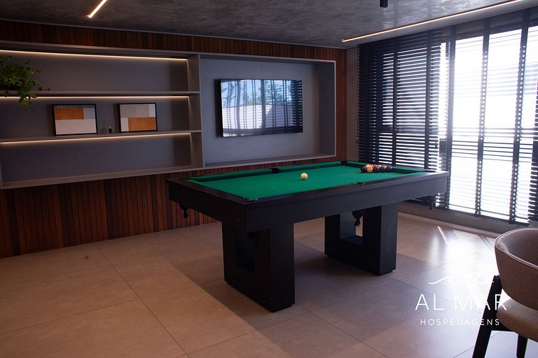 Apto Luxo com Hidro & Piscina no Rooftop #T32C