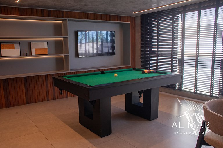 Apto Luxo com Hidro & Piscina no Rooftop #T32C