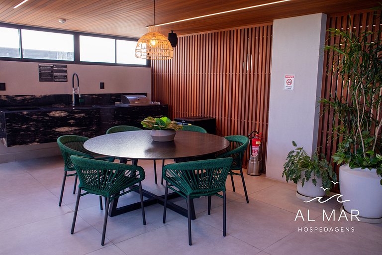 Apto Luxo com Hidro & Piscina no Rooftop #T32C