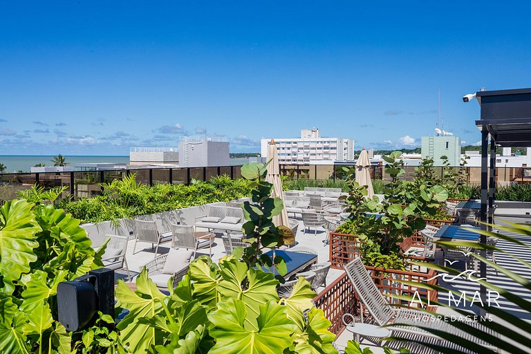 Apto Luxo com Hidro & Piscina no Rooftop #T32C