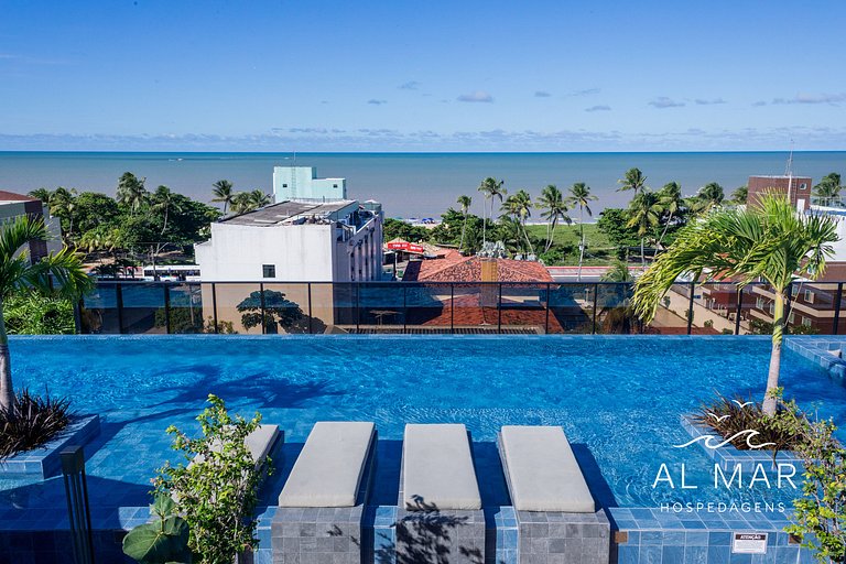 Apto Luxo com Hidro & Piscina no Rooftop #T32C
