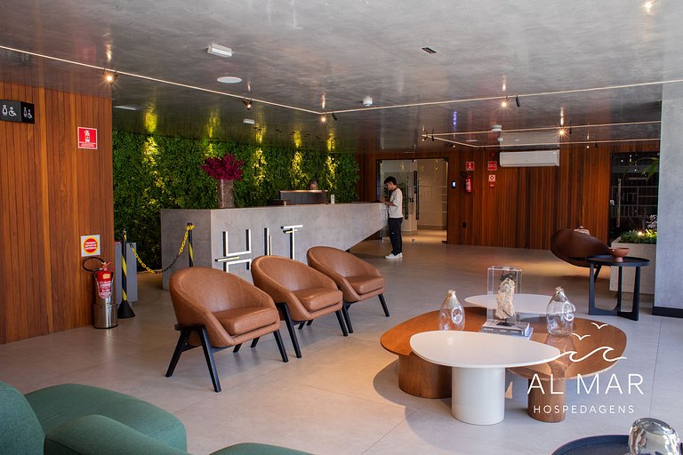 Apto Luxo com Hidro & Piscina no Rooftop #T32C