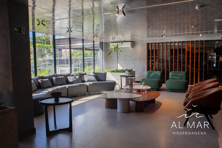 Apto Luxo com Hidro & Piscina no Rooftop #T32C