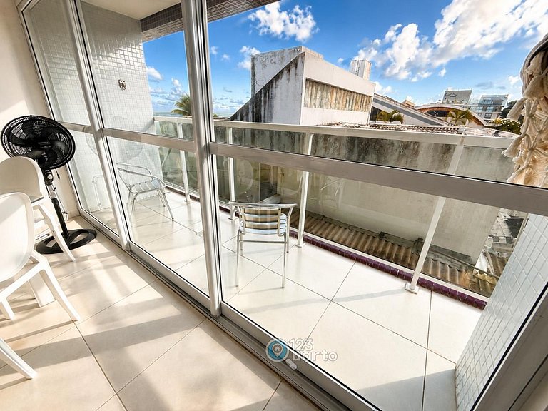 Apto 2 Quartos Pé na Areia LUXO | Flamboyant Bessa