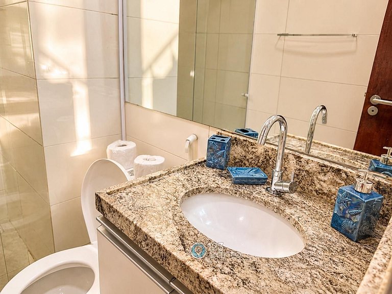 Apto 2 Quartos Pé na Areia LUXO | Flamboyant Bessa