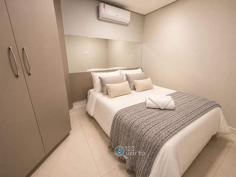 Apto 2 Quartos Pé na Areia LUXO | Flamboyant Bessa