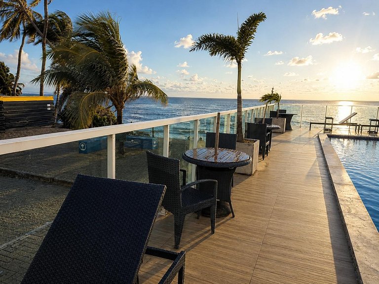 Apto 2 Quartos Pé na Areia LUXO | Flamboyant Bessa