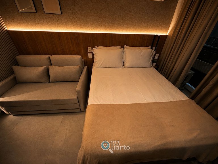 Apto Luxo | Hit Cabo Branco by 123Quarto #HCB245C