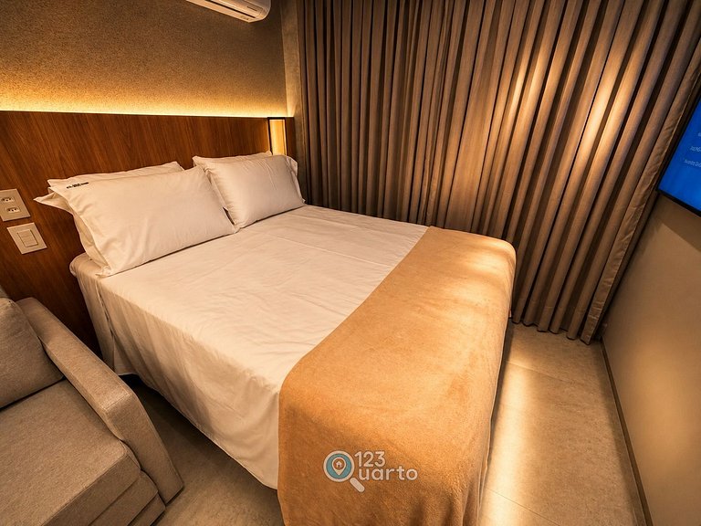 Apto Luxo | Hit Cabo Branco by 123Quarto #HCB245C