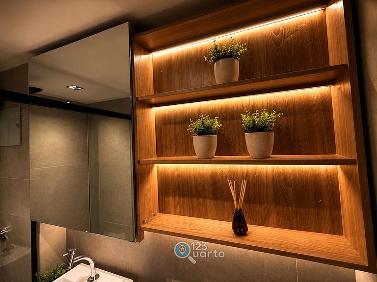 Apto Luxo | Hit Cabo Branco by 123Quarto #HCB245C