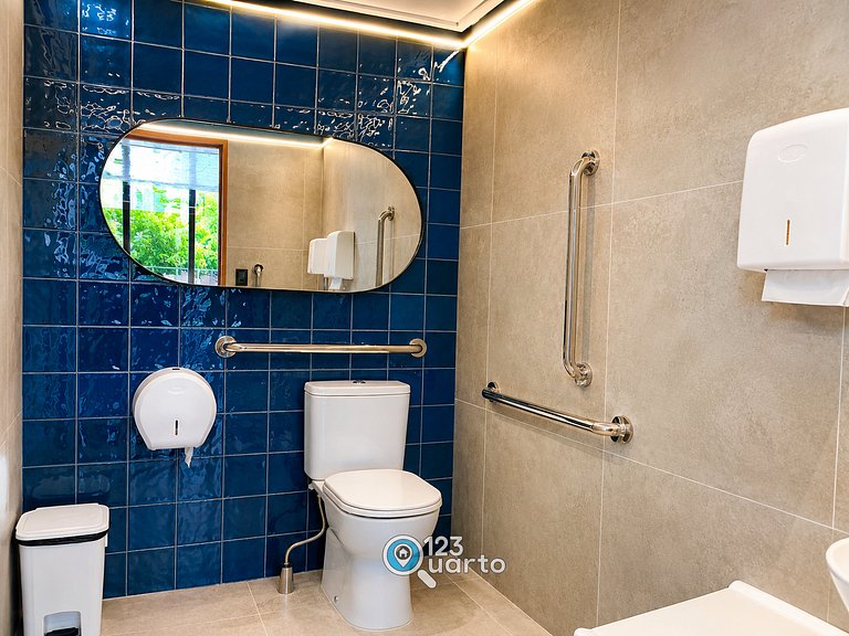 Apto Luxo | Hit Cabo Branco by 123Quarto #HCB245C