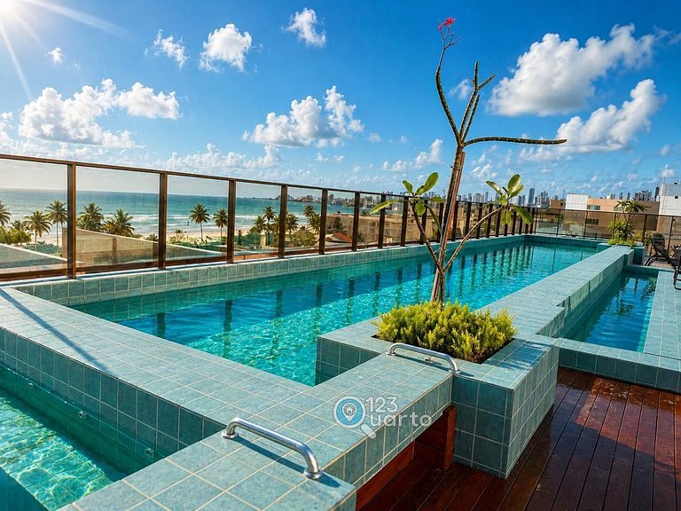 Apto - Mondo by 123Quarto | 50 m da Praia do Bessa