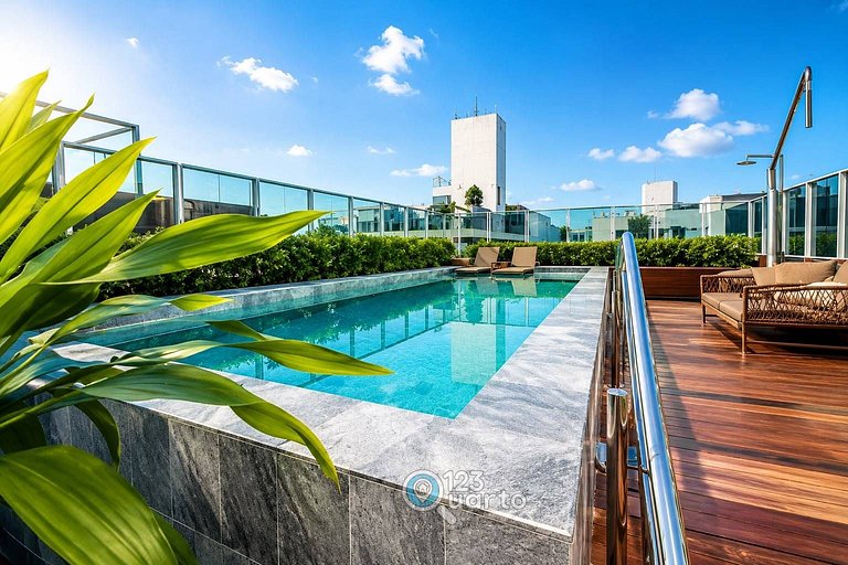 Stúdio em Cabo Branco Piscina na Cobertura #VM409