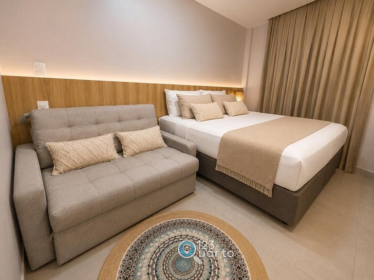 Stúdio Deluxe com Sofá Cama - #SOL601