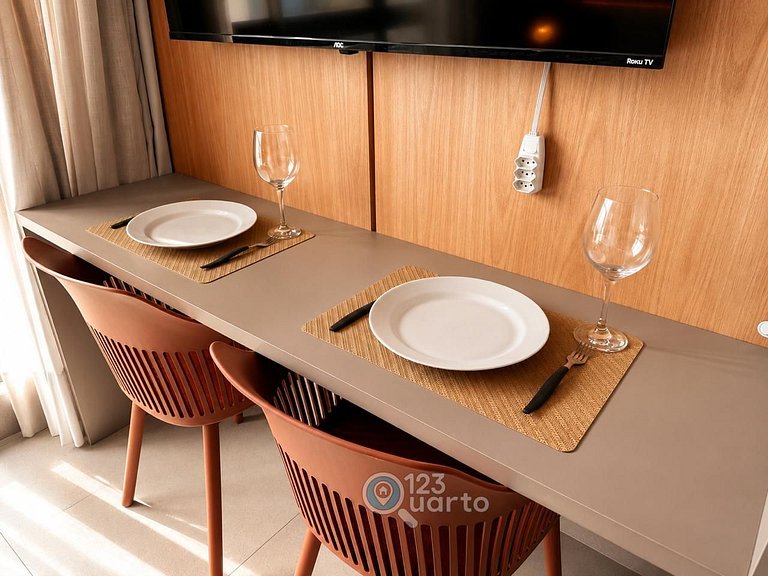 Flat Beira Mar, Lateral Com Vista Mar #GS202