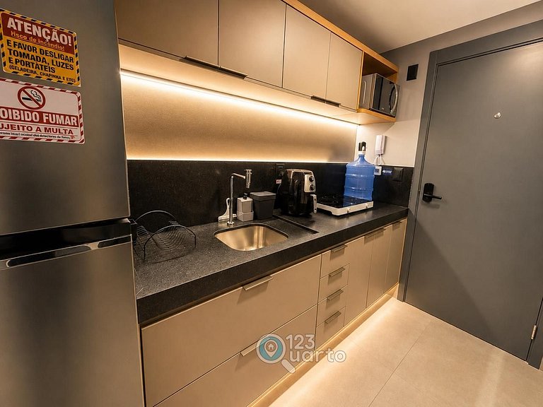 Flat Beira Mar, Lateral Com Vista Mar #GS202