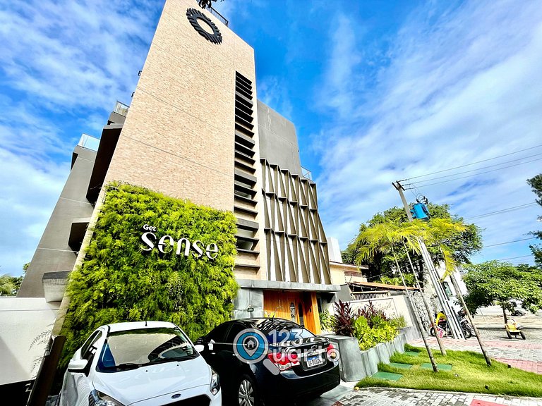 Flat Beira Mar, Lateral Com Vista Mar #GS202
