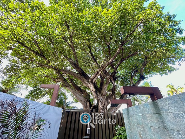 Flat Beira Mar, Lateral Com Vista Mar #GS202
