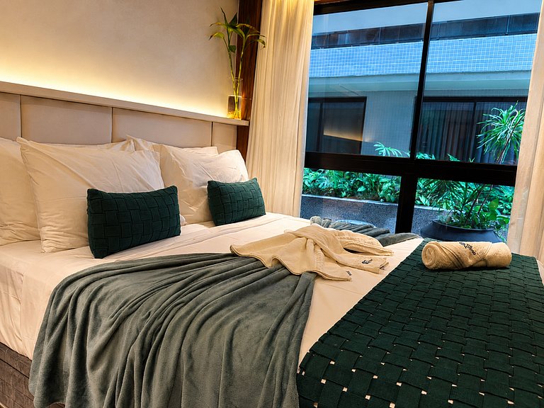 Flat - Alto Padrão com Rooftop com Piscina