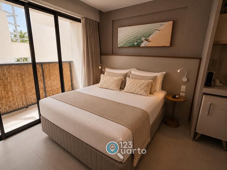 Studio Confortável Com Piscina na Cobertura #RE120