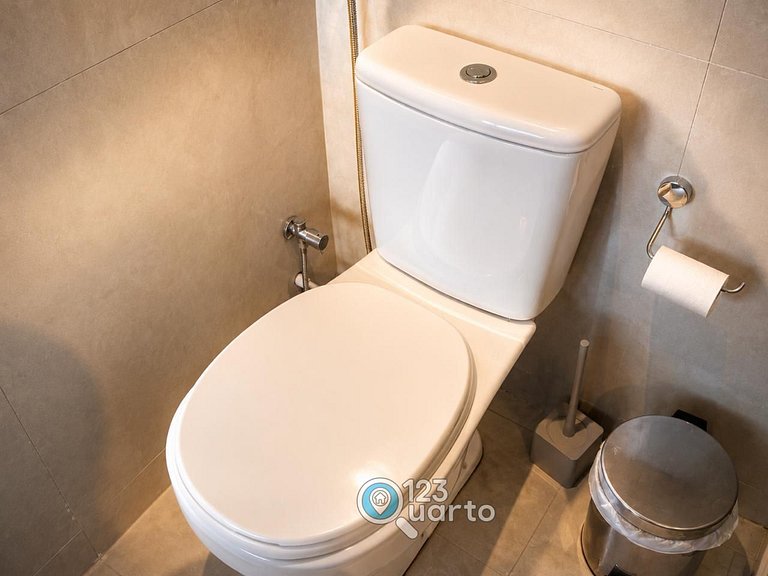 Studio Confortável Com Piscina na Cobertura #RE120