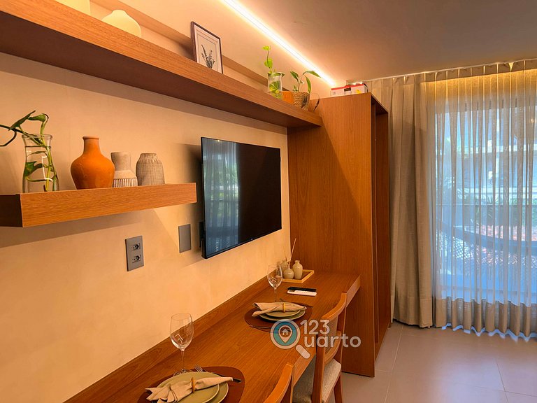 Apto Luxo Praiano - Beach Haus by 123Quarto