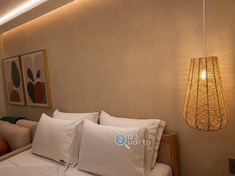 Apto Luxo Praiano - Beach Haus by 123Quarto