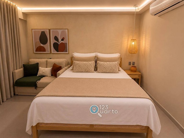 Apto Luxo Praiano - Beach Haus by 123Quarto