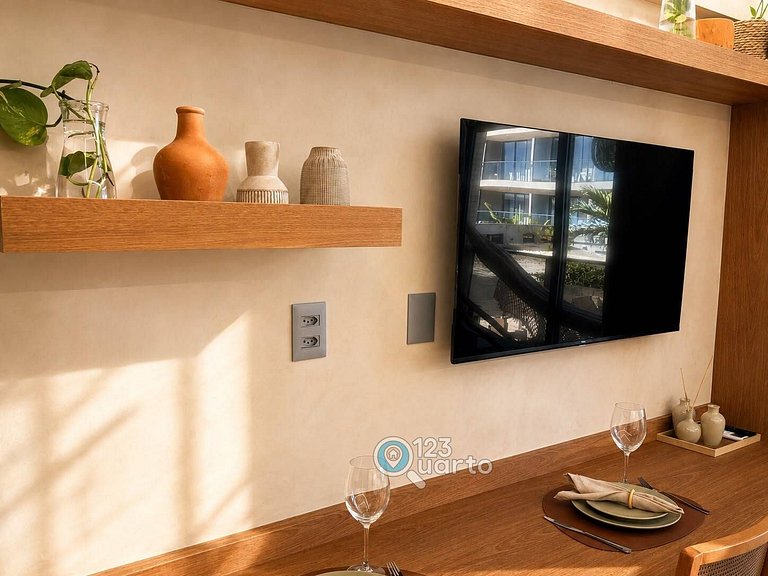 Apto Luxo Praiano - Beach Haus by 123Quarto