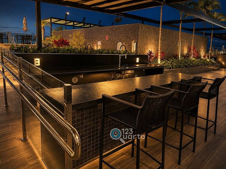 Apto Luxo Praiano - Beach Haus by 123Quarto