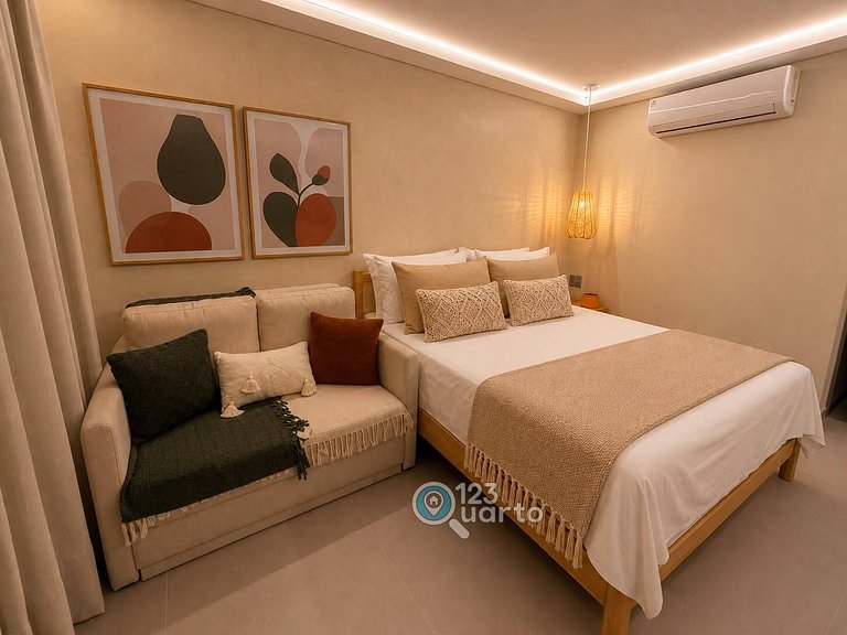 Apto Luxo Praiano - Beach Haus by 123Quarto